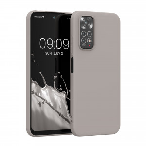 Husa Kwmobile pentru Xiaomi Redmi Note 11/Redmi Note 11s, Silicon, Gri, 57368.43 - Img 1