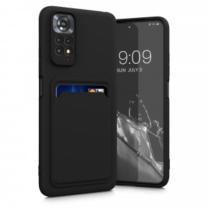 Husa Kwmobile pentru Xiaomi Redmi Note 11/Redmi Note 11s, Silicon, Negru, 57384.47 - Img 2