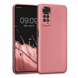 Husa Kwmobile pentru Xiaomi Redmi Note 11/Redmi Note 11s, Silicon, Rose Gold, 58651.31 - Img 1