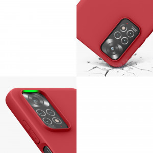 Husa kwmobile pentru Xiaomi Redmi Note 11/Redmi Note 11S, Silicon, Rosu, 57368.09 - Img 7