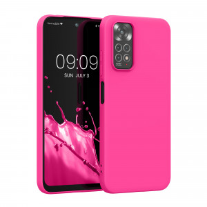 Husa Kwmobile pentru Xiaomi Redmi Note 11/Redmi Note 11s, Silicon, Roz, 57368.77 - Img 1