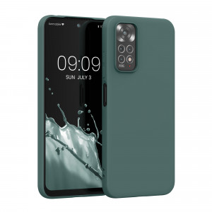 Husa Kwmobile pentru Xiaomi Redmi Note 11/Redmi Note 11s, Silicon, Verde, 57368.171 - Img 1