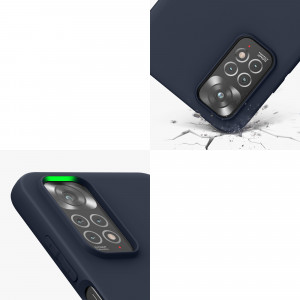 Husa Kwmobile pentru Xiaomi Redmi Note 11/Redmi Note 11s, Silicon, Albastru, 57368.186 - Img 8