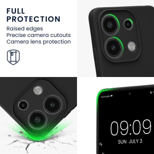 Husa Kwmobile pentru Xiaomi Redmi Note 13, Negru, Silicon, KWM000020LW001C - Img 4