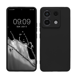 Husa Kwmobile pentru Xiaomi Redmi Note 13 Pro 5G/Poco X6, Negru, Silicon, KWM000020LD001C - Img 1