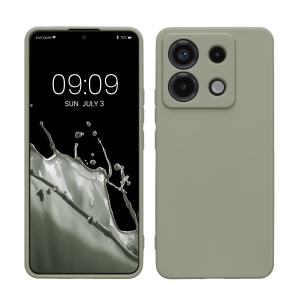 Husa Kwmobile pentru Xiaomi Redmi Note 13 Pro 5G/Poco X6, Verde, Silicon, KWM000020LD003C - Img 1