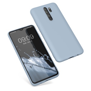 Husa Kwmobile pentru Xiaomi Redmi Note 8 Pro, Albastru deschis, Silicon, KWM000010MT042C - Img 2