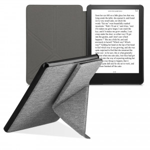 Husa pentru Amazon Kindle Paperwhite 11, Kwmobile, Gri, Textil, 57765.25 - Img 2