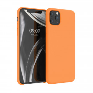 Husa pentru Apple iPhone 11 Pro Max, Silicon, Portocaliu, 49725.150 - Img 1