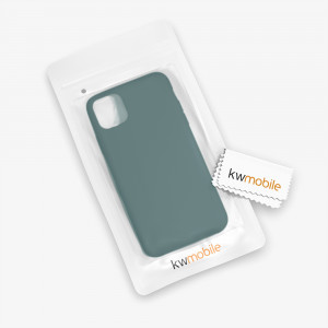Husa pentru Apple iPhone 11 Pro Max, Silicon, Verde, 49725.171 - Img 8