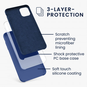 Husa pentru Apple iPhone 11, Silicon, Albastru, 49724.116 - Img 3