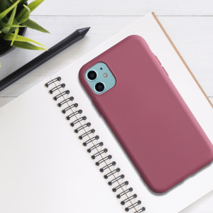 Husa pentru Apple iPhone 11, Silicon, Roz, 50791.167 - Img 3