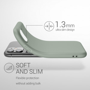 Husa pentru Apple iPhone 11, Silicon, Verde, 49787.172 - Img 3
