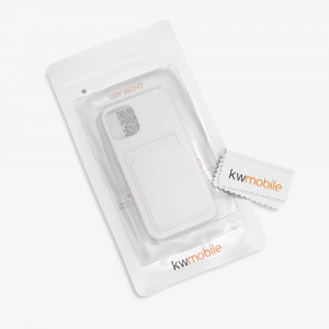 Husa pentru Apple iPhone 12 / iPhone 12 Pro, Silicon, Alb, 55112.48, kwmobile - Img 8