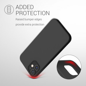 Husa pentru Apple iPhone 12 / iPhone 12 Pro, Silicon, Negru, 53938.47 - Img 7