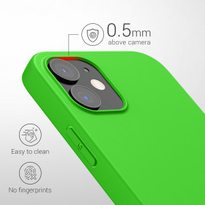 Husa pentru Apple iPhone 12 / iPhone 12 Pro, Silicon, Verde, 53938.159, kwmobile - Img 4