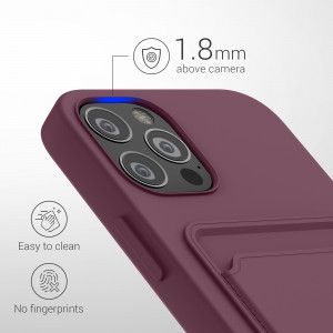 Husa pentru Apple iPhone 12 / iPhone 12 Pro, Silicon, Violet, 55112.190, kwmobile - Img 4