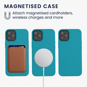 Husa pentru Apple iPhone 12 Mini, Silicon, Albastru, 56555.57, kwmobile - Img 5