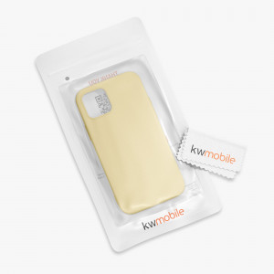 Husa pentru Apple iPhone 12 Pro Max, Silicon, Galben, 52644.158 - Img 8