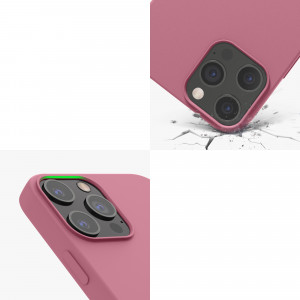 Husa pentru Apple iPhone 12 Pro Max, Silicon, Roz, 52644.167 - Img 8