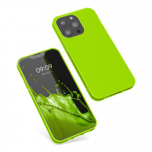 Husa pentru Apple iPhone 13 Pro, Silicon, Verde, 55957.75, kwmobile - Img 2