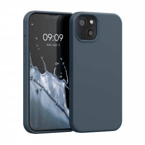 Husa pentru Apple iPhone 13, Silicon, Albastru, 55878.202, kwmobile - Img 1