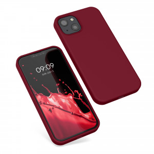 Husa pentru Apple iPhone 13, Silicon, Rosu, 55878.209, kwmobile - Img 2