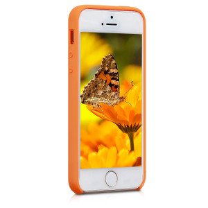 Husa pentru Apple iPhone 5 / iPhone 5s / iPhone SE, Silicon, Portocaliu, 42766.150 - Img 3