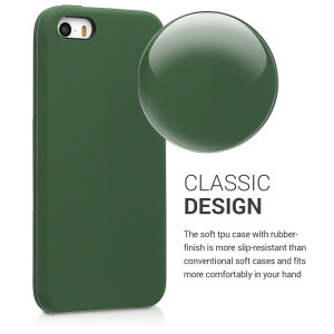 Husa pentru Apple iPhone 5 / iPhone 5s / iPhone SE, Silicon, Verde, 42766.80 - Img 4