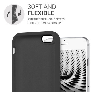 Husa pentru Apple iPhone 6 / iPhone 6s, Silicon, Negru, 40223.01 - Img 4