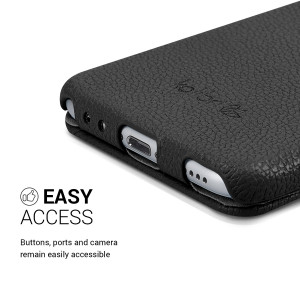 Husa pentru Apple iPhone 8 / iPhone 7 / iPhone SE 2, Piele naturala, Negru, 39346.01 - Img 7
