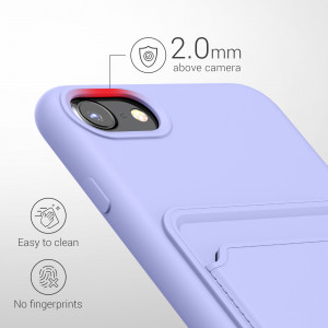 Husa pentru Apple iPhone 8 / iPhone 7 / iPhone SE 2, Silicon, Mov, 55117.108, kwmobile - Img 4