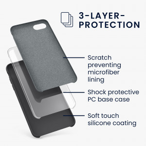 Husa pentru Apple iPhone 8 / iPhone 7 / iPhone SE 2, Silicon, Negru, 40225.47 - Img 3