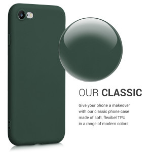 Husa pentru Apple iPhone 8 / iPhone 7 / iPhone SE 2, Silicon, Verde, 39458.169 - Img 4
