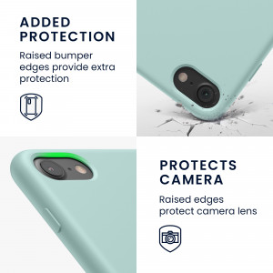 Husa pentru Apple iPhone 8 / iPhone 7 / iPhone SE 2, Silicon, Verde, 40225.71 - Img 4
