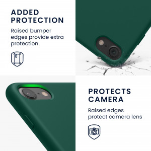Husa pentru Apple iPhone 8 / iPhone 7 / iPhone SE 2, Silicon, Verde, 40225.184 - Img 4