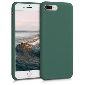 Husa pentru Apple iPhone 8 Plus / iPhone 7 Plus, Silicon, Verde, 40842.166 - Img 1