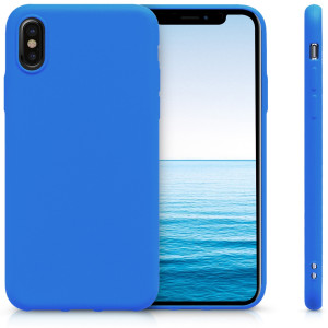 Husa pentru Apple iPhone X / iPhone XS, Silicon, Albastru, 43940.104 - Img 2