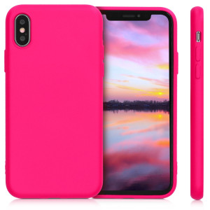 Husa pentru Apple iPhone X / iPhone XS, Silicon, Roz, 49982.77 - Img 2