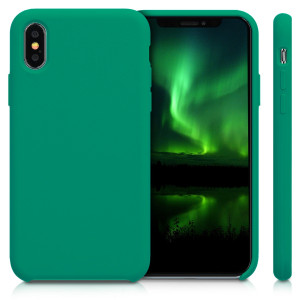 Husa pentru Apple iPhone X / iPhone XS, Silicon, Verde, 42495.142 - Img 2