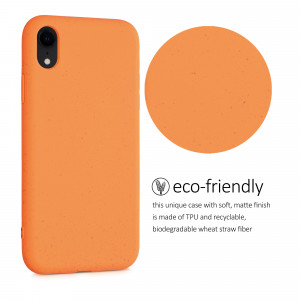 Husa pentru Apple iPhone XR, Fibre vegetale, Portocaliu, 49105.150, kalibri - Img 4