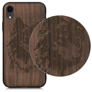 Husa pentru Apple iPhone XR, Lemn, Maro, 46748.04 - Img 4