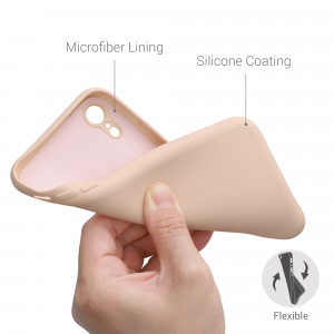 Husa pentru Apple iPhone XR, Silicon, Crem, 49983.154 - Img 4