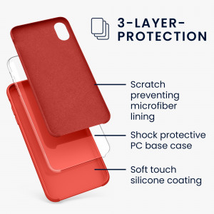 Husa pentru Apple iPhone XR, Silicon, Rosu, 45910.09 - Img 3