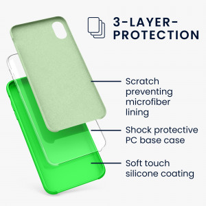 Husa pentru Apple iPhone XR, Silicon, Verde, 45910.159 - Img 3