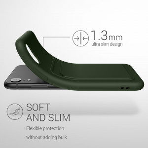 Husa pentru Apple iPhone XR, Silicon, Verde, 55116.80, kwmobile - Img 3