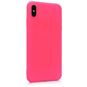 Husa pentru Apple iPhone XS Max, Silicon, Roz, 45917.77 - Img 7