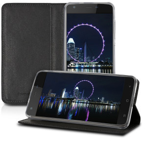 Husa pentru Blackview A7, Piele ecologica, Negru, 43715.01 - Img 5