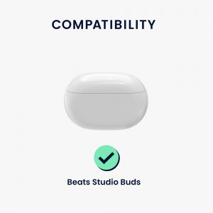 Husa pentru casti Beats Studio Buds, Kwmobile, Negru, Silicon, 55796.01 - Img 6