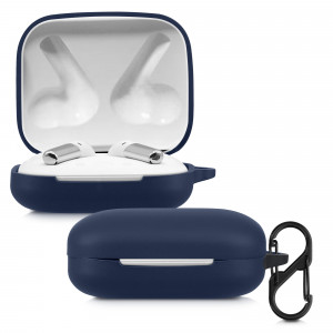 Husa pentru casti OnePlus Buds Pro, Kwmobile, Albastru, Silicon, 56099.04 - Img 1